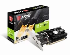 Tarjeta De Vídeo Msi Nvidia Geforce Gt 710 2gd3 Lp, 2gb Gddr3, 4096 X 2160 Pixeles, Pci Express 2.0, 1-hdmi, 1-vga, 1-dvi (gt 710 2gd3 Lp)